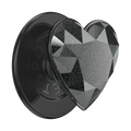 Crystal Heart Black Glitter —  MagSafe PopGrip - US 71755