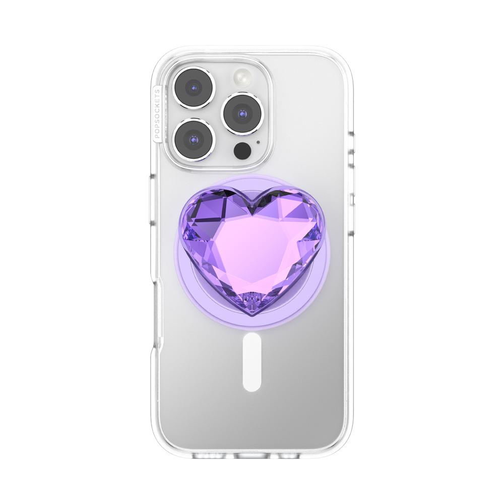 Crystal Heart Lavender —  MagSafe PopGrip - US 40776