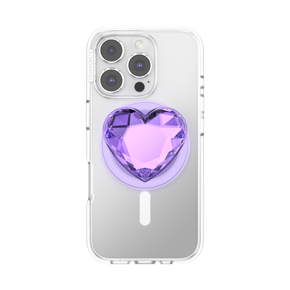 Crystal Heart Lavender —  MagSafe PopGrip - US 40776