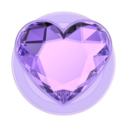 Crystal Heart Lavender —  MagSafe PopGrip - US 40776