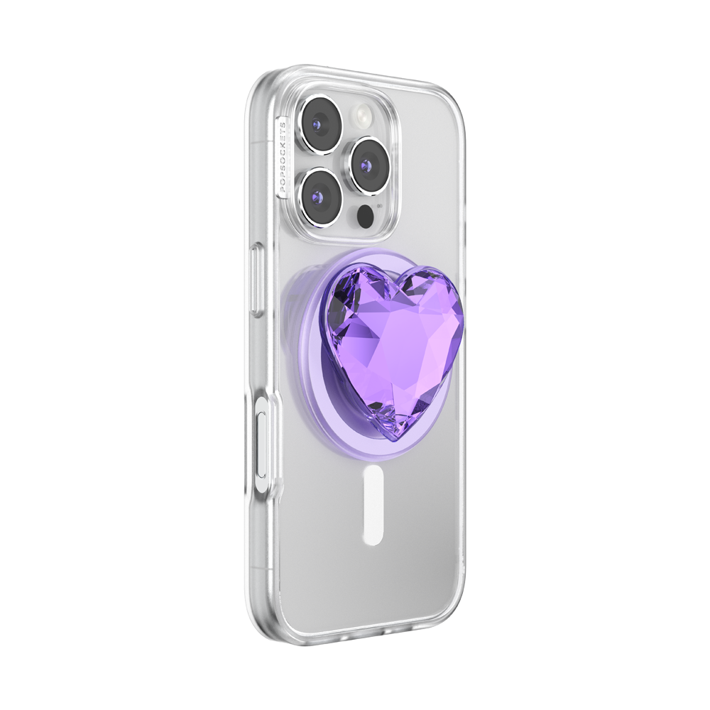 Crystal Heart Lavender —  MagSafe PopGrip - US 14569