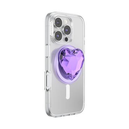 Crystal Heart Lavender —  MagSafe PopGrip - US 40776