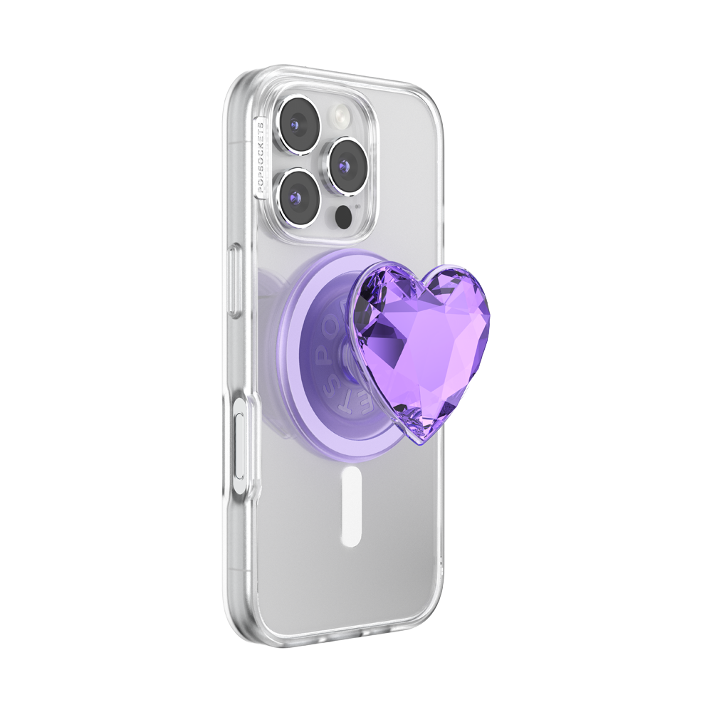 Crystal Heart Lavender —  MagSafe PopGrip - US 40776
