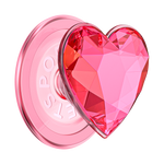 Crystal Heart Neon Pink —  MagSafe PopGrip - US 07912