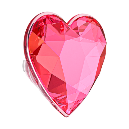Crystal Heart Neon Pink —  MagSafe PopGrip - US 77726