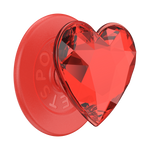 Crystal Heart Rosso —  MagSafe PopGrip - US 79608