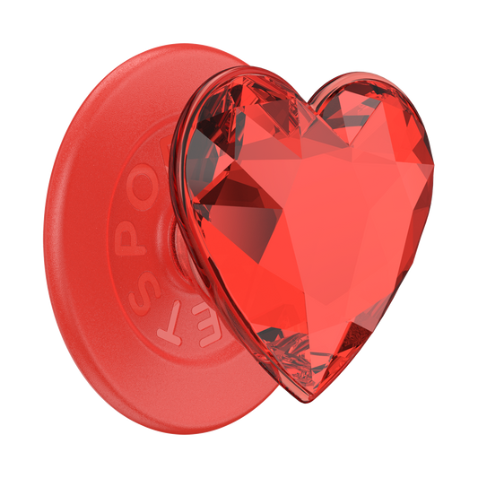 Crystal Heart Rosso —  MagSafe PopGrip - US 64486