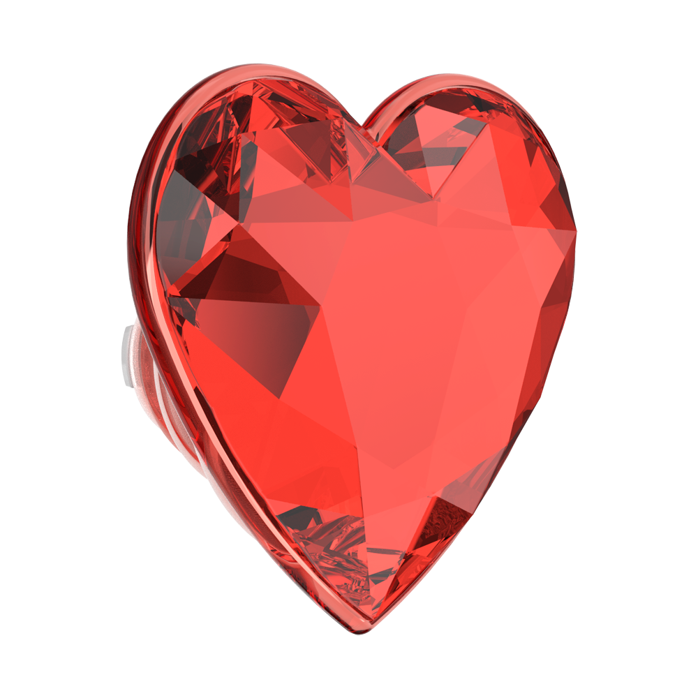 Crystal Heart Rosso —  MagSafe PopGrip - US 64486