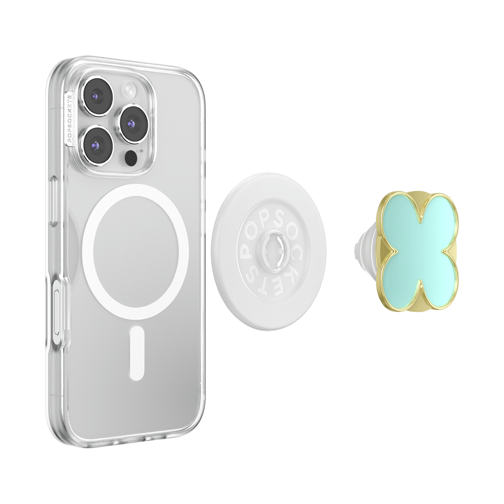 Enamel Clover Mint — MagSafe PopGrip - US 54189