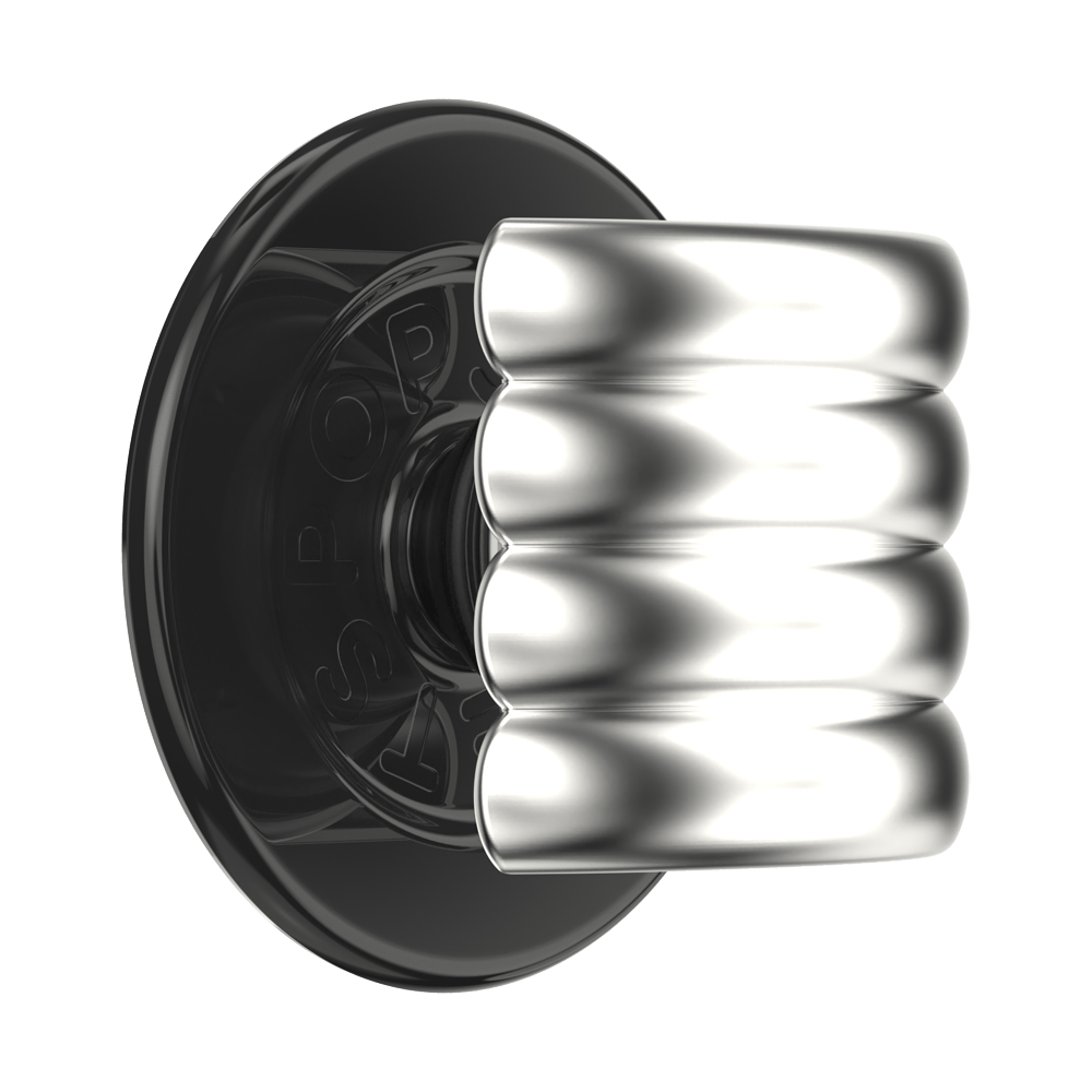 Enamel Puffy Stack Silver —  MagSafe PopGrip - US 94634