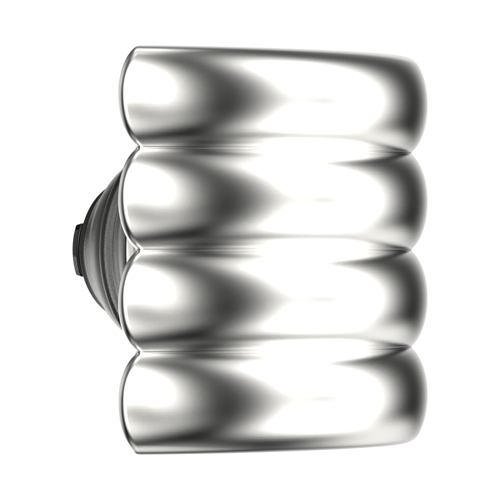 Enamel Puffy Stack Silver —  MagSafe PopGrip - US 48007