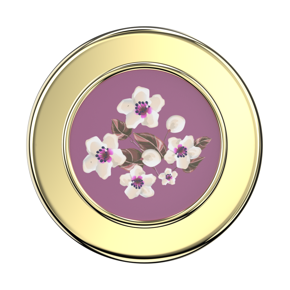 Enamel Floral Mauve — MagSafe PopGrip - US 24236