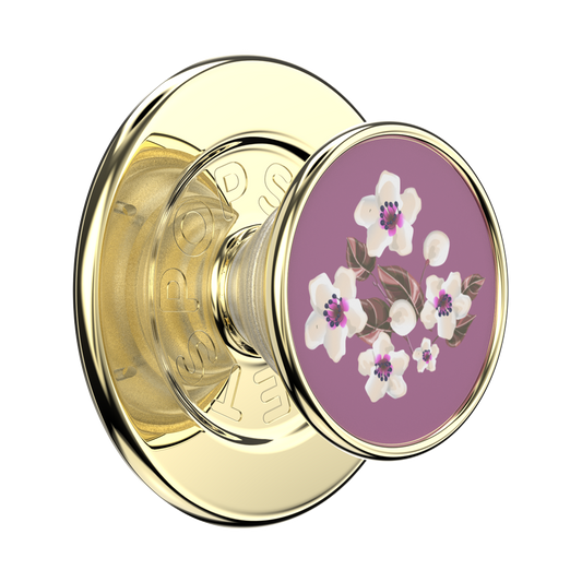 Enamel Floral Mauve — MagSafe PopGrip - US 24236