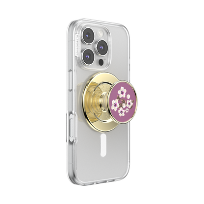Enamel Floral Mauve — MagSafe PopGrip - US 76939