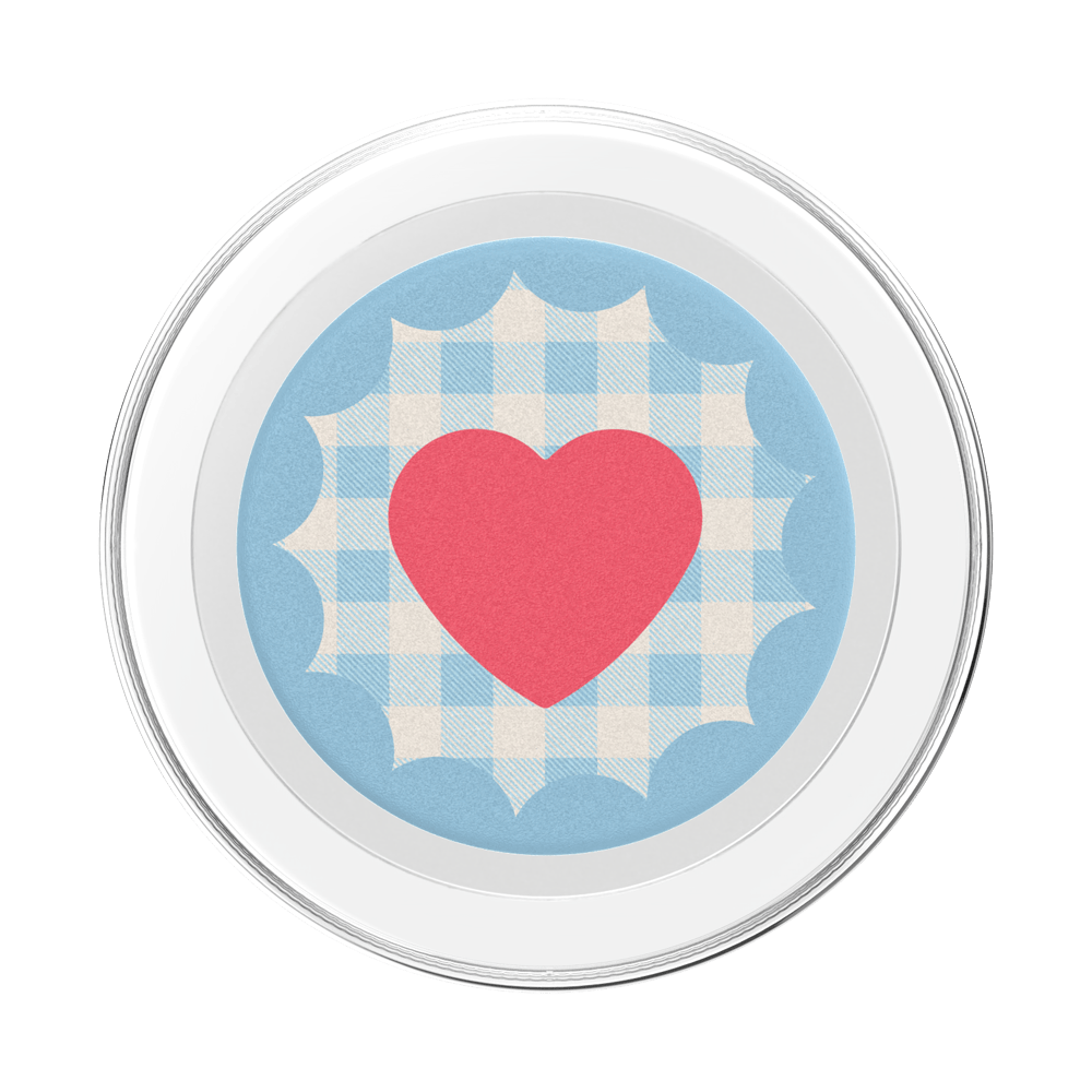 Gingham Heart —  MagSafe PopGrip - US 79400