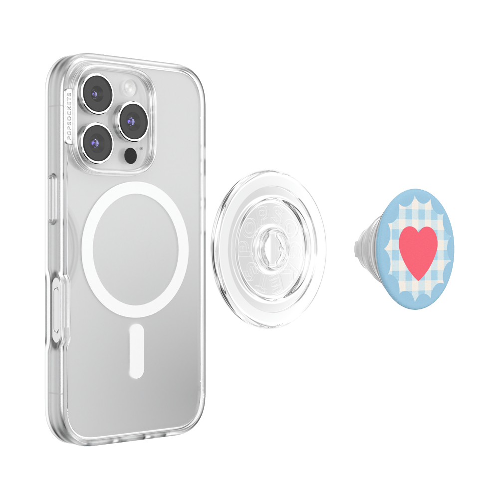 Gingham Heart —  MagSafe PopGrip - US 79400