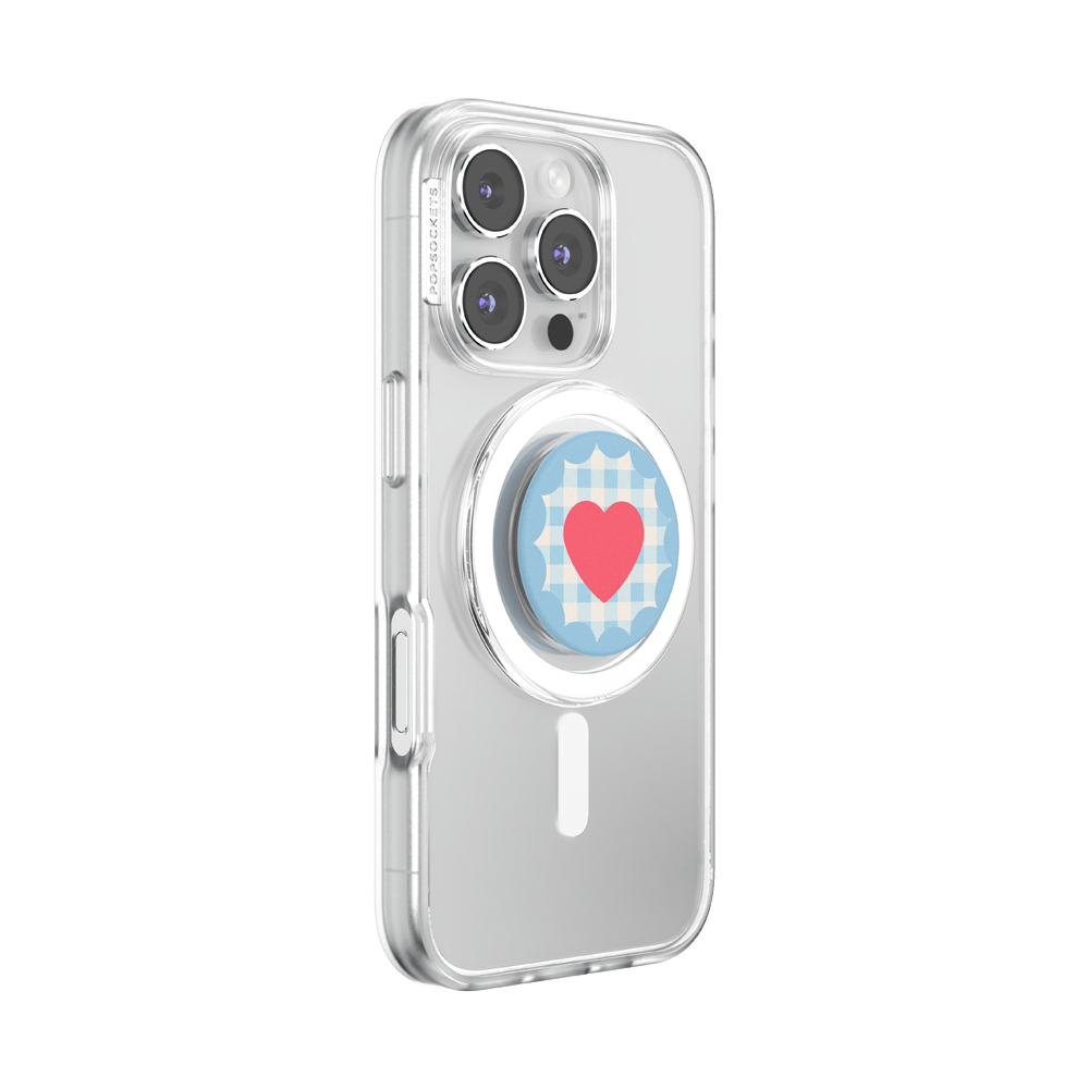 Gingham Heart —  MagSafe PopGrip - US 64286