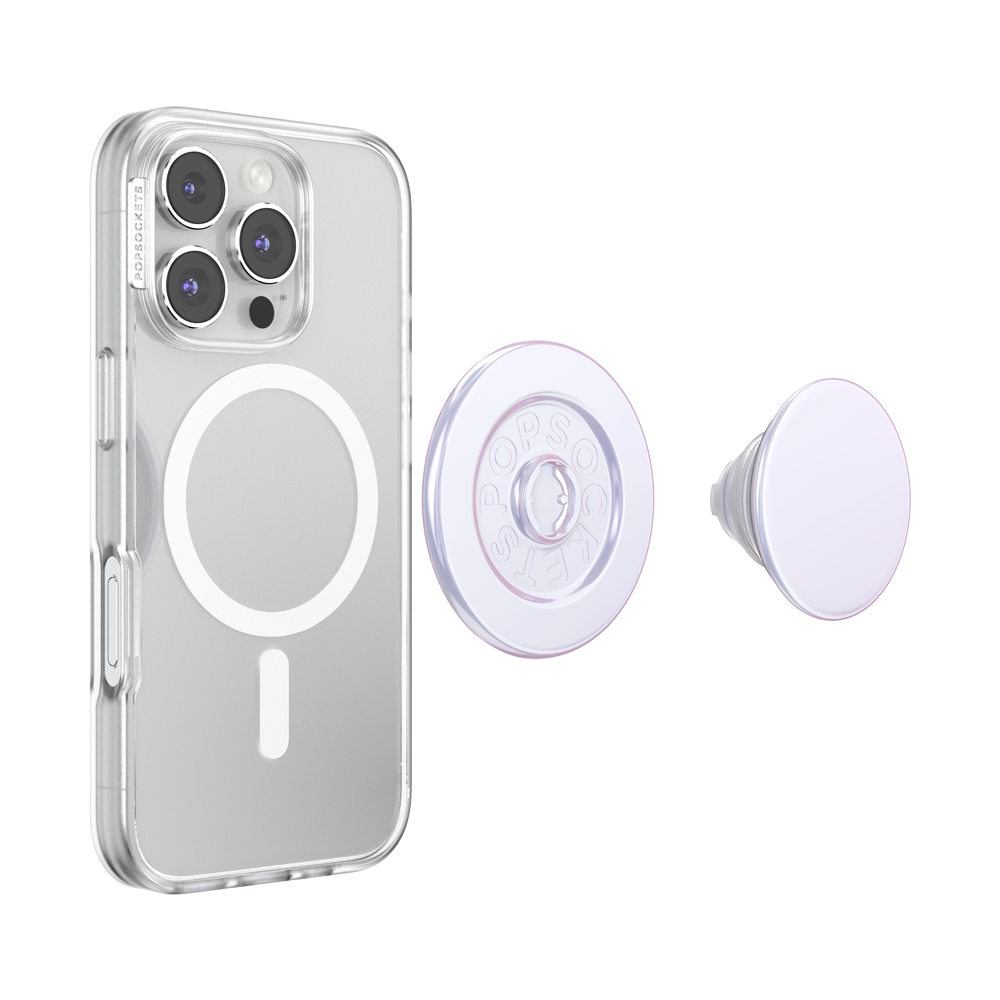 Iridescent White — MagSafe PopGrip - US 04132