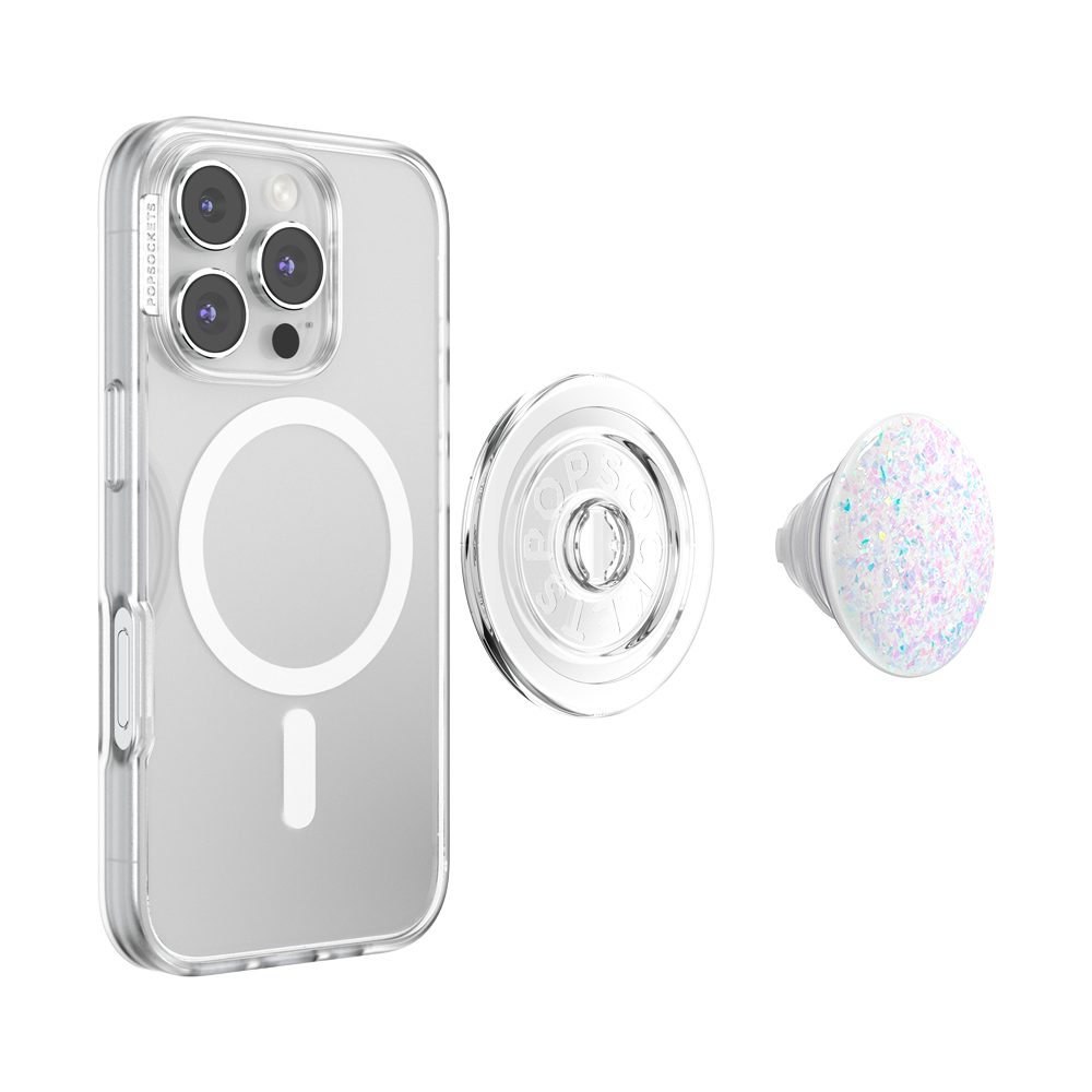 Iridescent Confetti White — MagSafe PopGrip - US 93611
