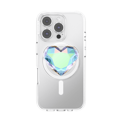 Iridescent Crystal Heart — MagSafe PopGrip - US 20446