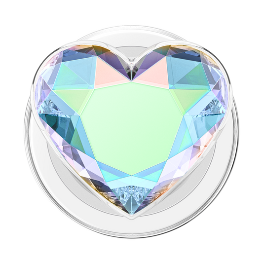 Iridescent Crystal Heart — MagSafe PopGrip - US 77822