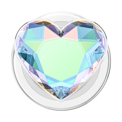 Iridescent Crystal Heart — MagSafe PopGrip - US 02520