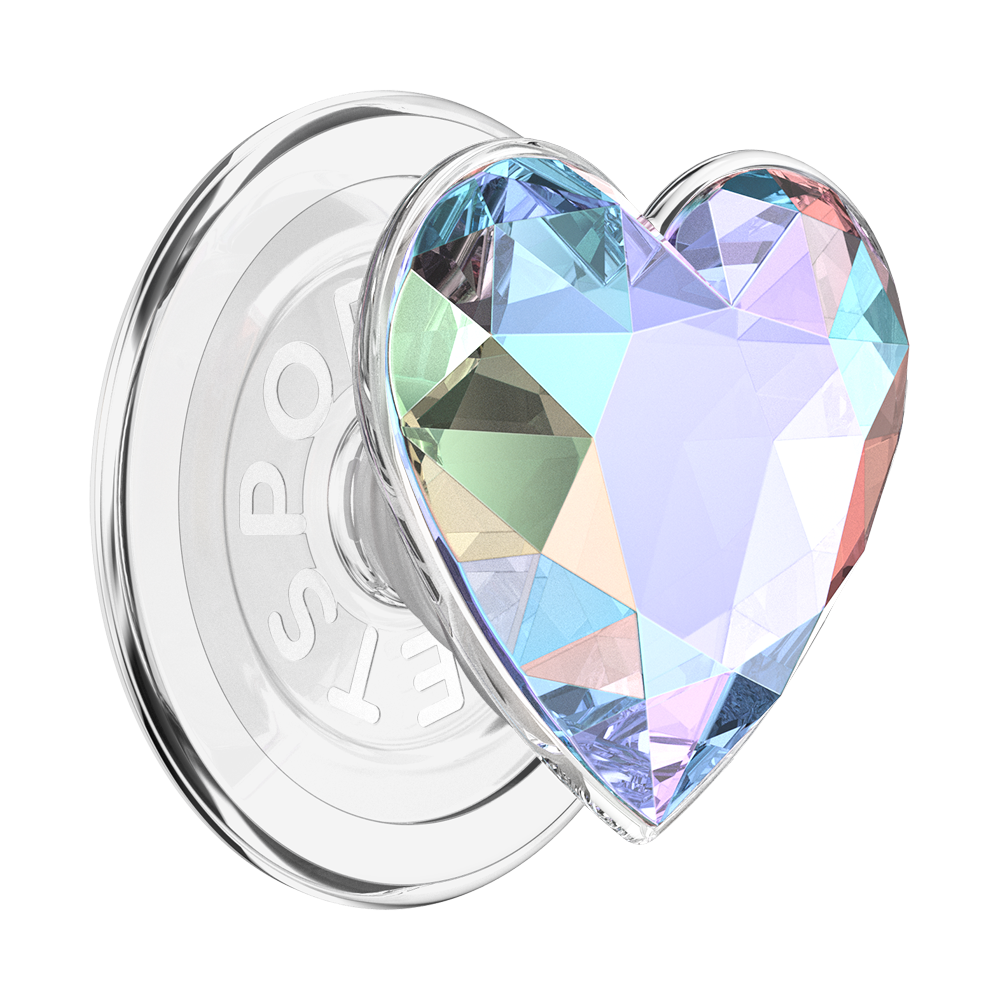 Iridescent Crystal Heart — MagSafe PopGrip - US 02520