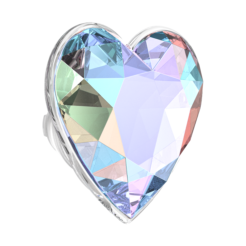 Iridescent Crystal Heart — MagSafe PopGrip - US 96557