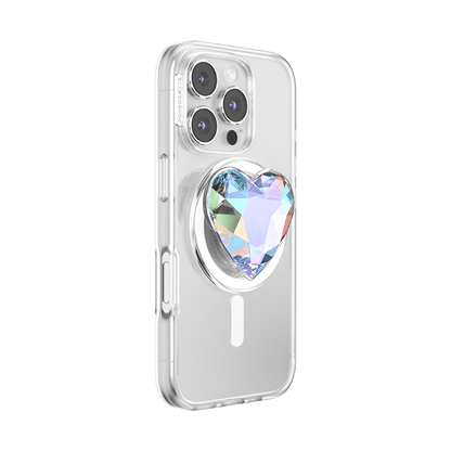 Iridescent Crystal Heart — MagSafe PopGrip - US 20446