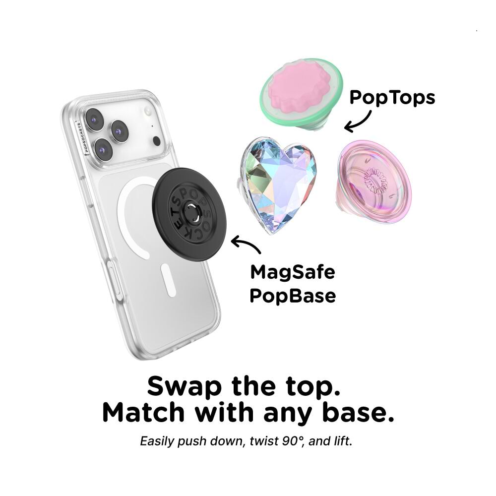 Iridescent Dichroic Heart — PopTop - US 04931