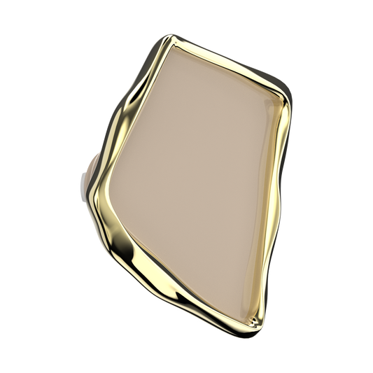 Enamel Latte Cut — PopTop - US 15130
