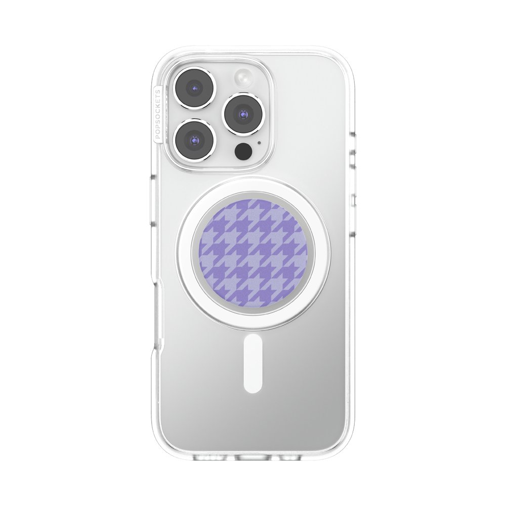 Lilac Houndstooth — MagSafe PopGrip - US 02595