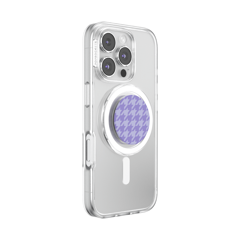 Lilac Houndstooth — MagSafe PopGrip - US 02595