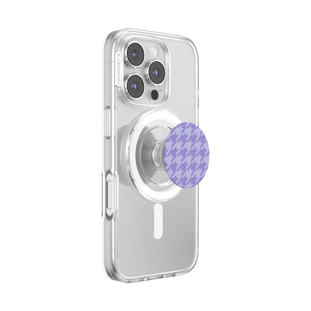 Lilac Houndstooth — MagSafe PopGrip - US 02595