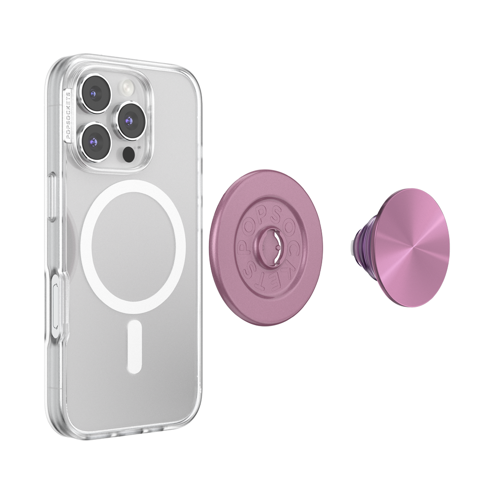 Aluminum Mauve Radial — MagSafe PopGrip - US 92734