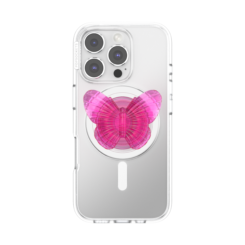 Molded Butterfly Magenta — MagSafe PopGrip - US 53575