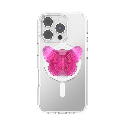 Molded Butterfly Magenta — MagSafe PopGrip - US 35625