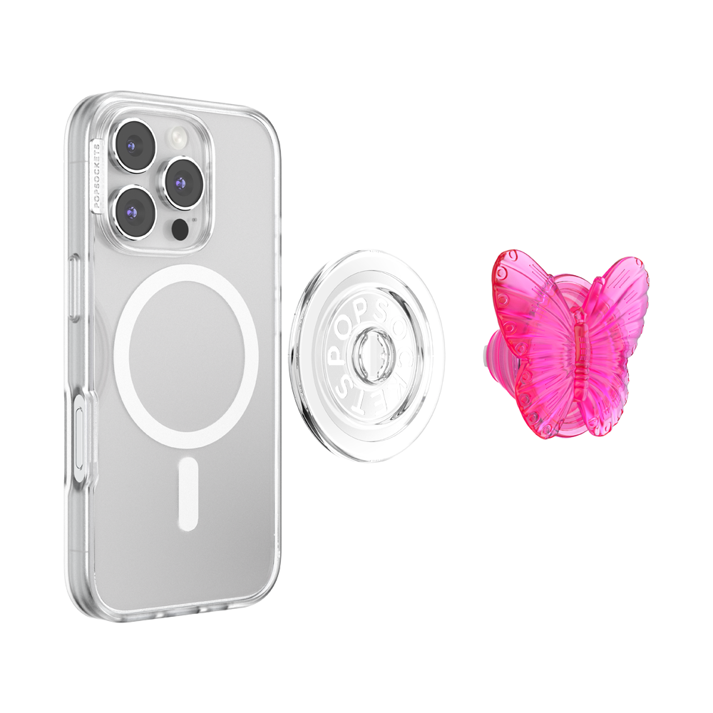 Molded Butterfly Magenta — MagSafe PopGrip - US 53575