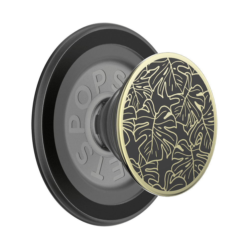 Enamel Monstera Black — MagSafe PopGrip - US 19917