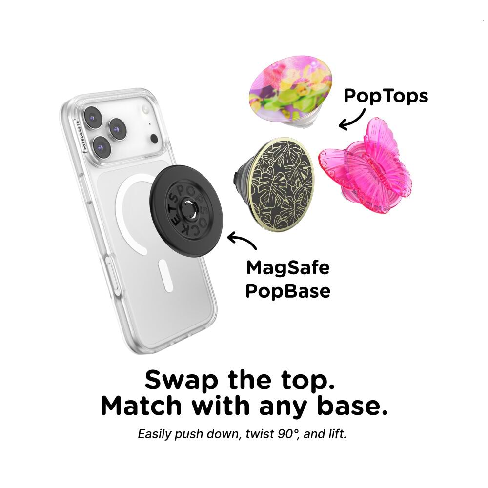 Enamel Monstera Black — PopTop - US 59000
