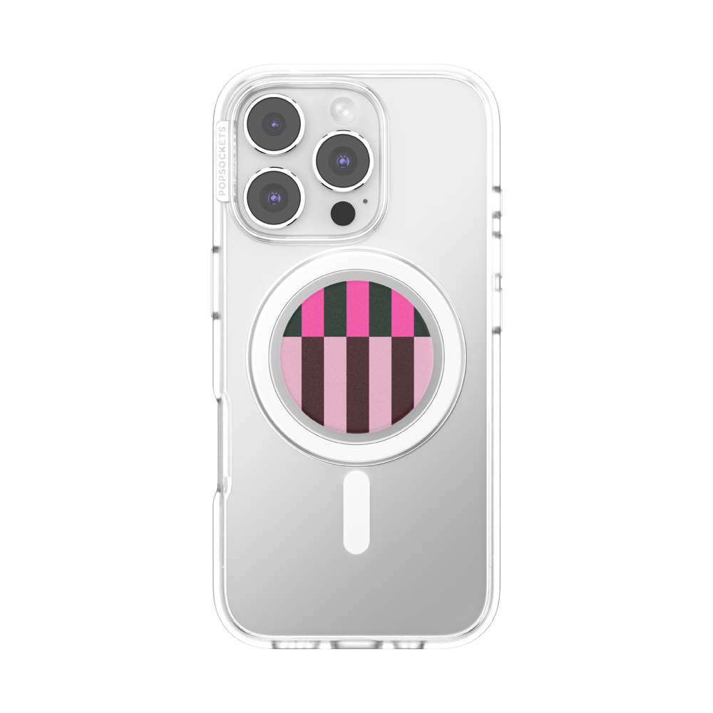 Pop of Pink Stripe — MagSafe PopGrip - US 80012