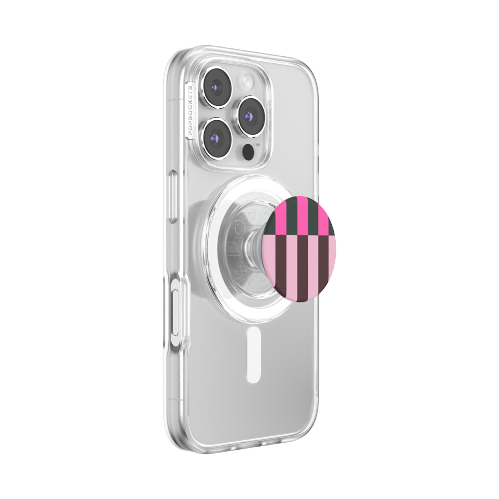 Pop of Pink Stripe — MagSafe PopGrip - US 20785