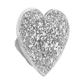 Confetti Heart Silver Sizzle —  PopTop - US 18492
