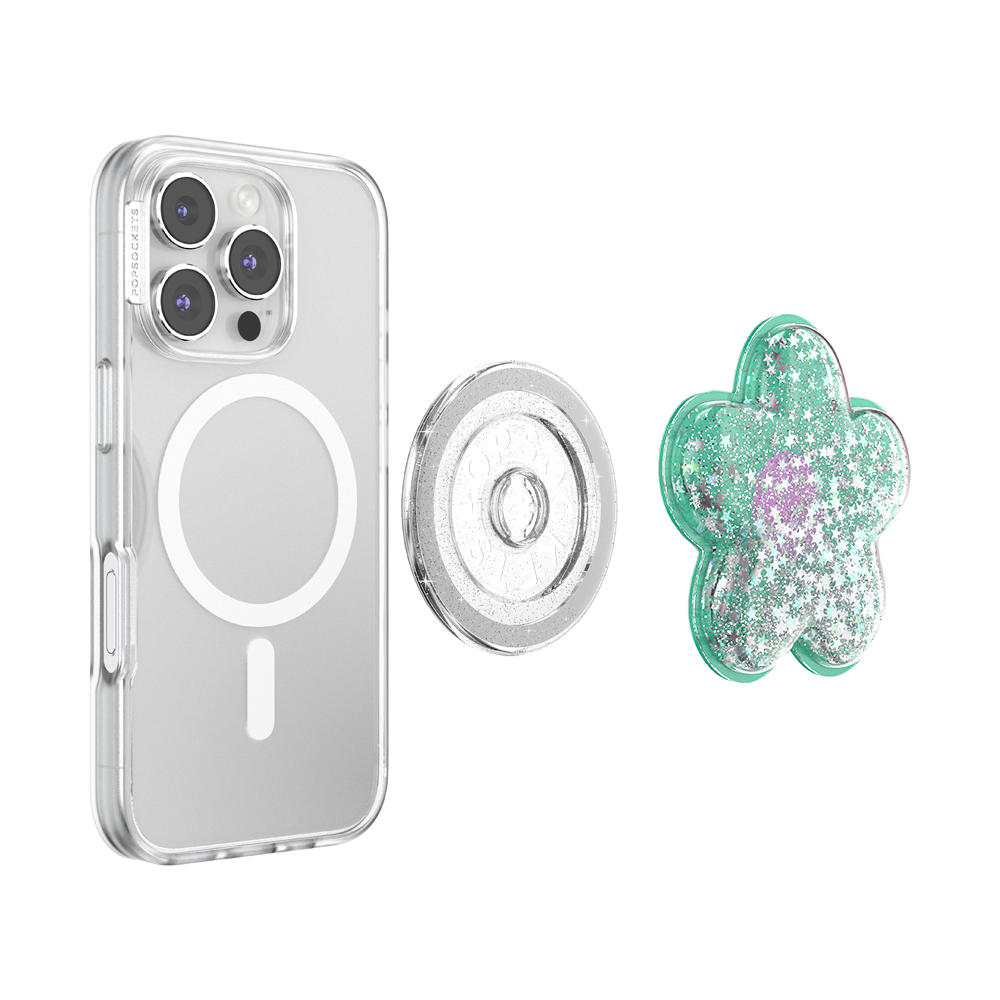 Tidepool Squishy Daisy Turquoise — MagSafe PopGrip - US 66950