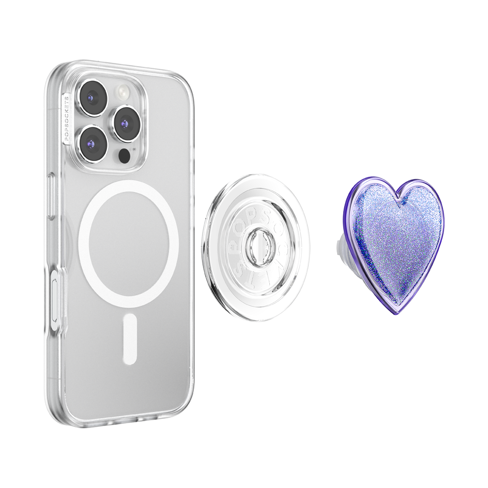 Tidepool Squishy Heart Lavender — MagSafe PopGrip - US 89236