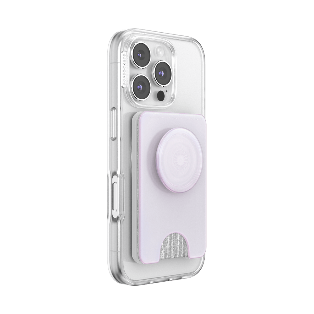 Opalescent White — MagSafe Kick-Out PopWallet+ & Stand - US 08648