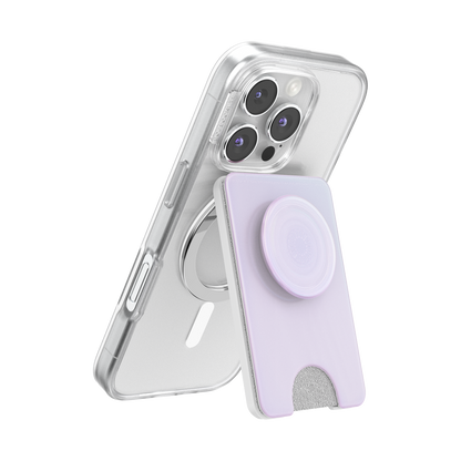 Opalescent White — MagSafe Kick-Out PopWallet+ & Stand - US 01514