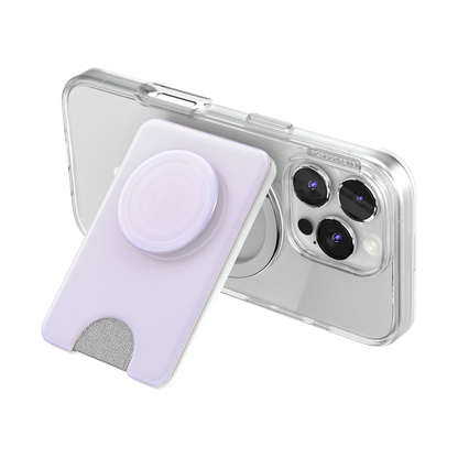 Opalescent White — MagSafe Kick-Out PopWallet+ & Stand - US 07105