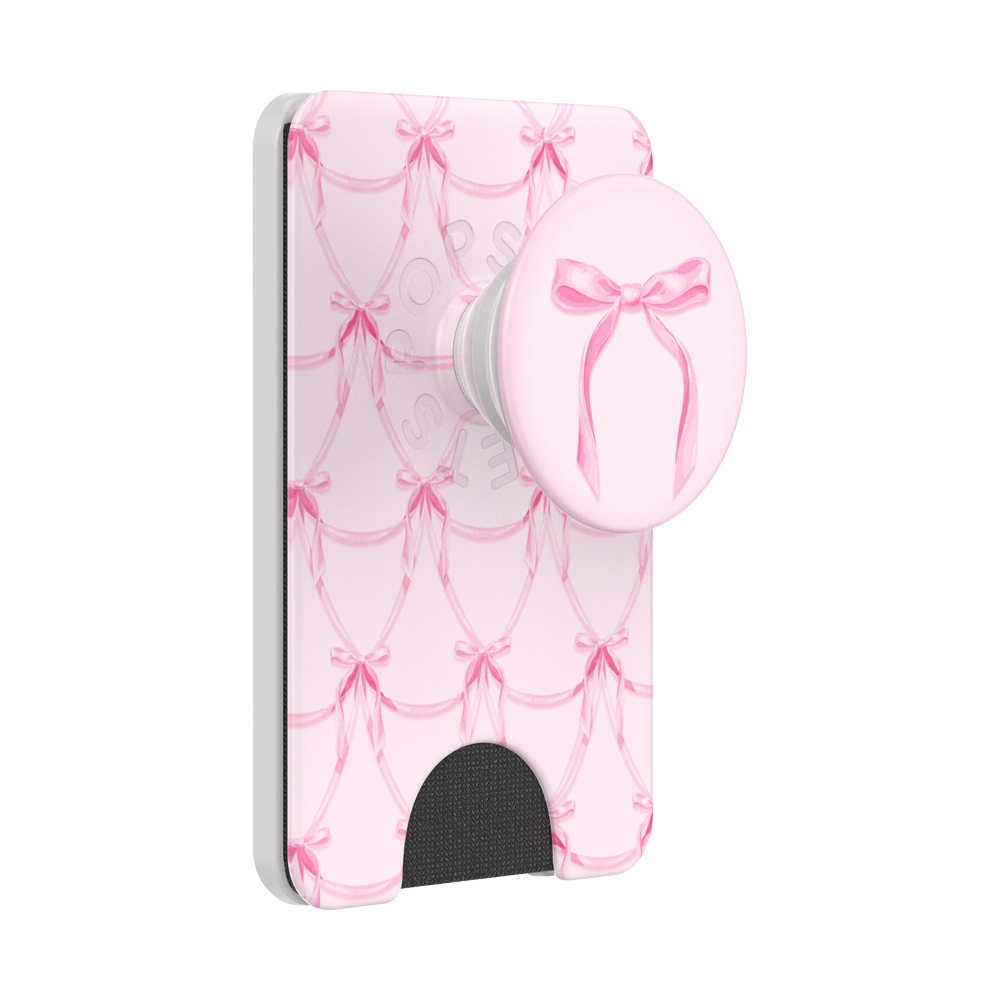 Satin Bow Blush — MagSafe PopWallet+ - US 31512