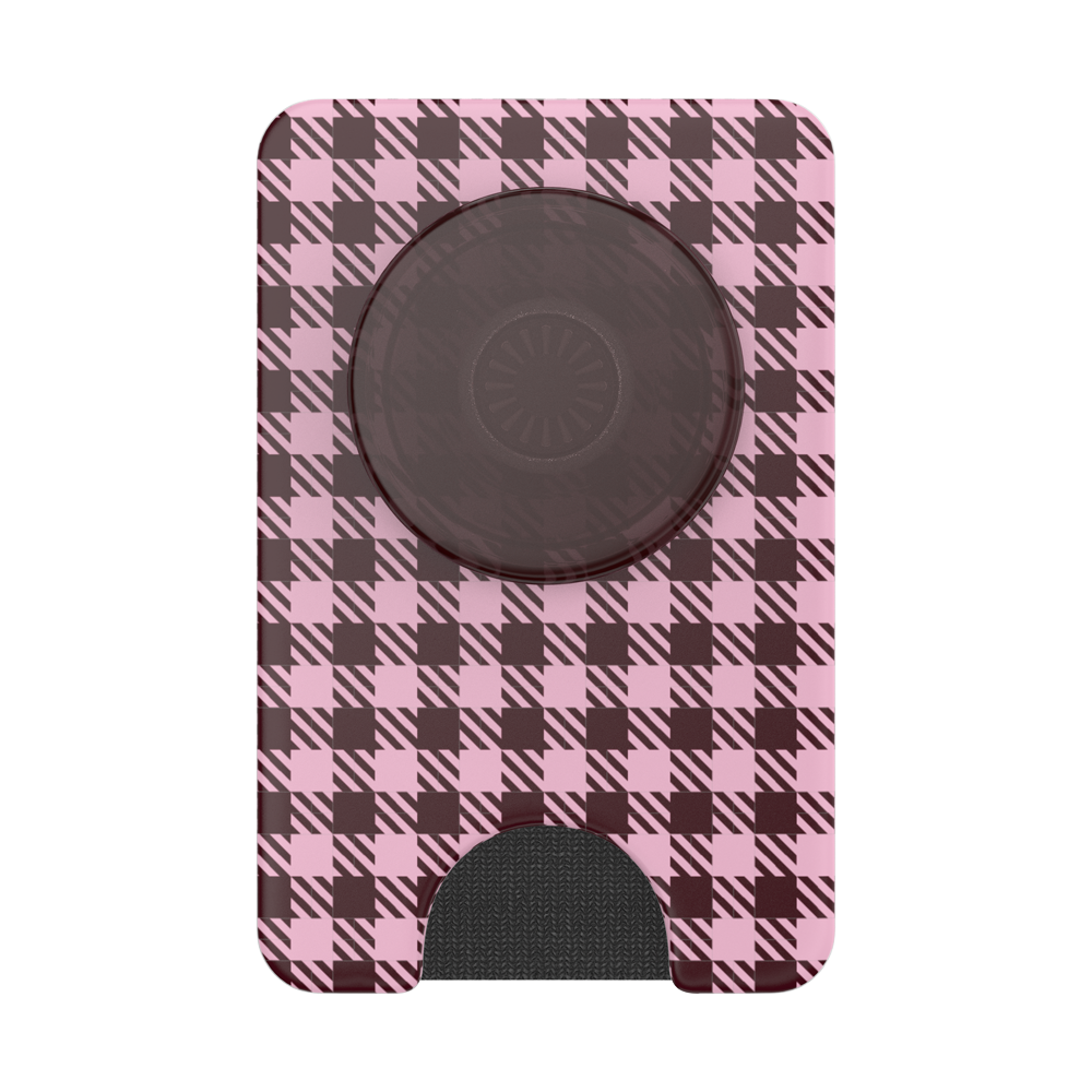Black Cherry Gingham — MagSafe PopWallet+ - US 21133